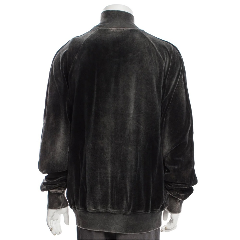Diesel Washed Black Velour Jacket - Picture 3 of 3